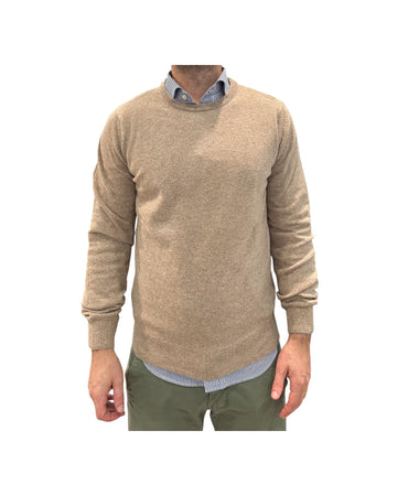 Maglione girocollo Beige 15055T 132 RETOIS 