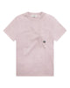 Pocket T-shirt in cotton jersey, petal rose.