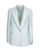 Blazer sfiancato un bottone, verde acqua.