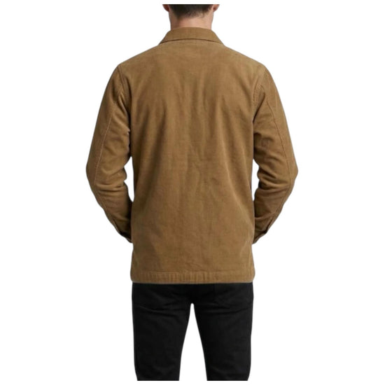 Giacca Work misto lino Tobacco WORK JACKET LINEN ST MALO TOBACCO CHESAPEAKE'S 