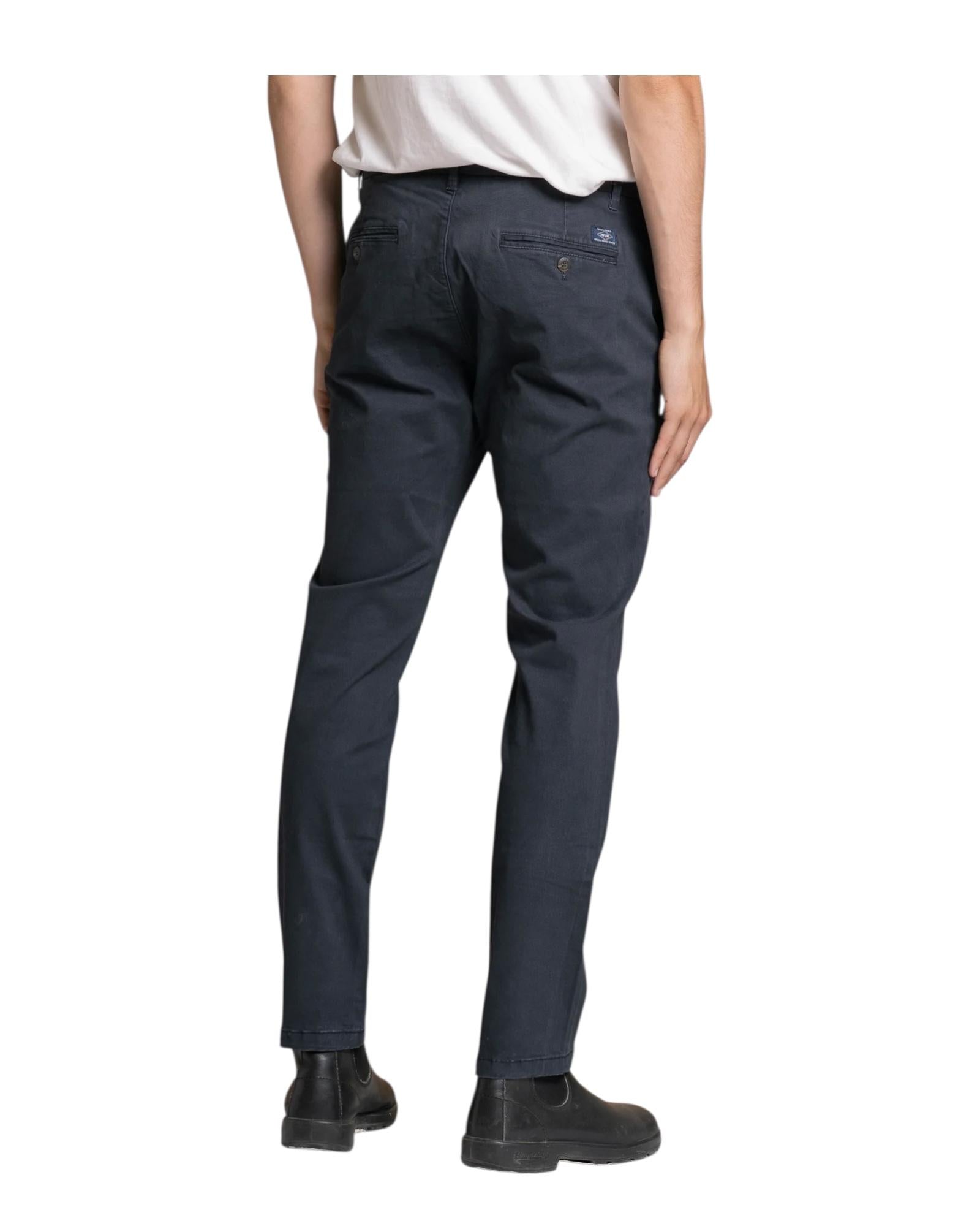 Pantalone in twill stretch Navy BRYAN TWSC01 IMPURE 