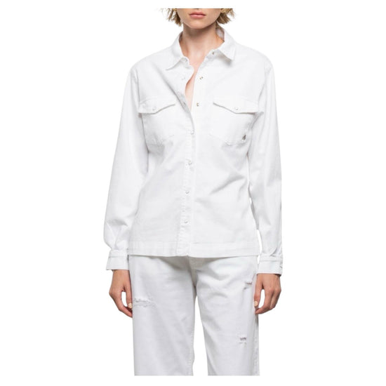 Camicia Demetra Over Denim bianco DEMETRA 9 DENIM BIANCO GOD SAVE DENIM 