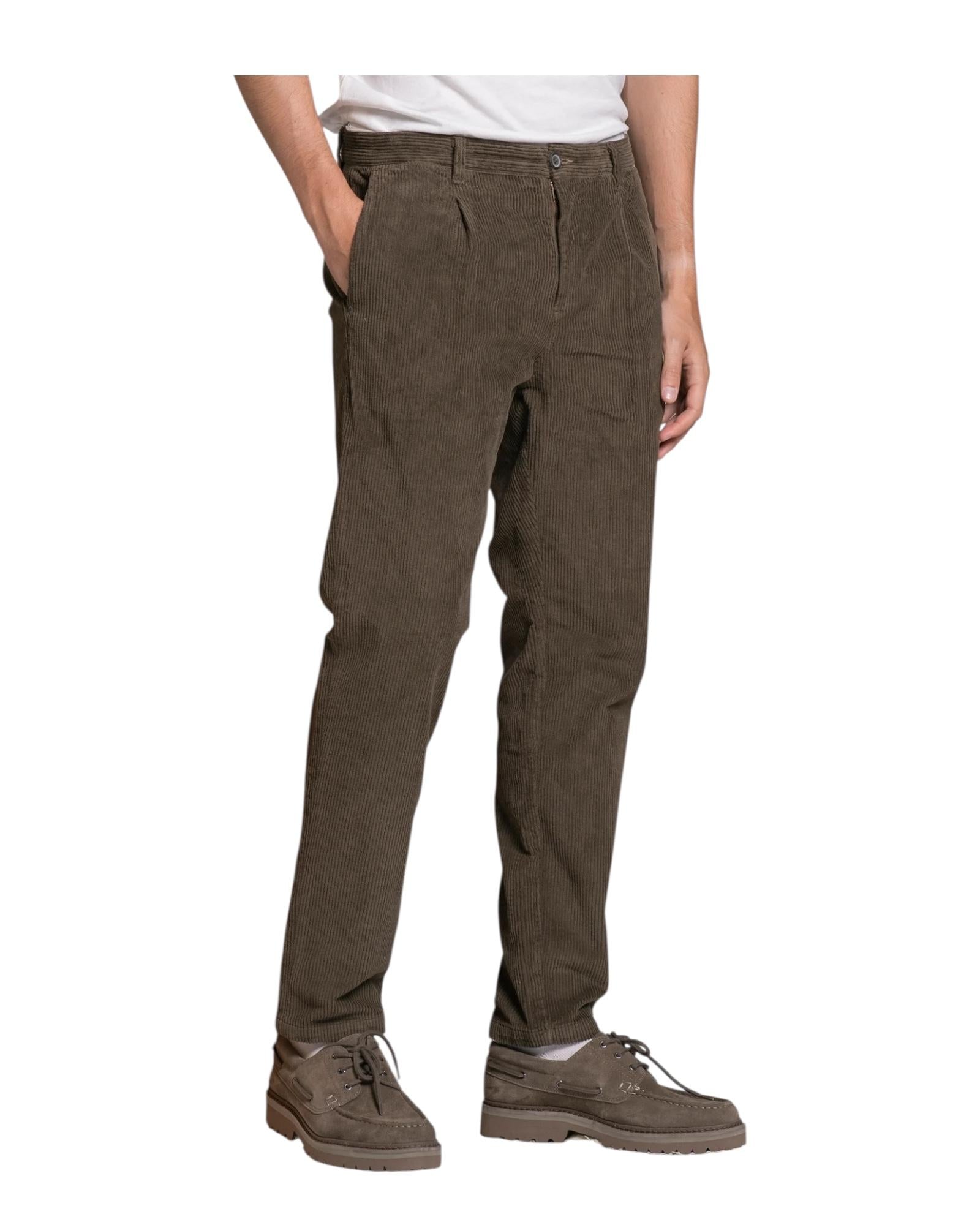 Pantalone in velluto Military green MIHARA V05C03 IMPURE 