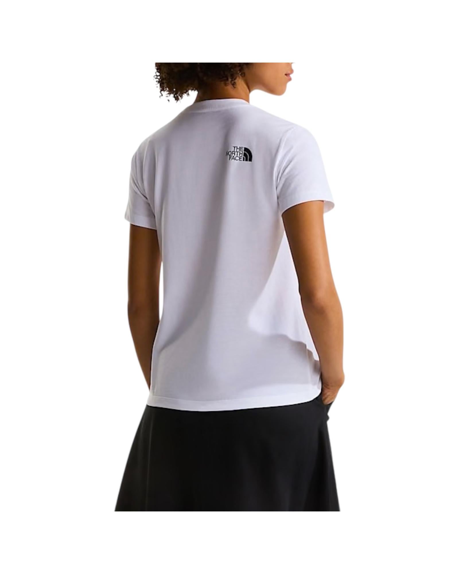 T-shirt evolution half dome slim White W EVO HD SLIM WHITE THE NORTH FACE 