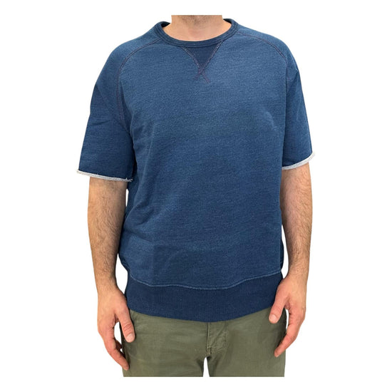 Felpa uomo Bar Harbour Indigo Bleach. 4011 INDIGO BLEACH BL'KER 