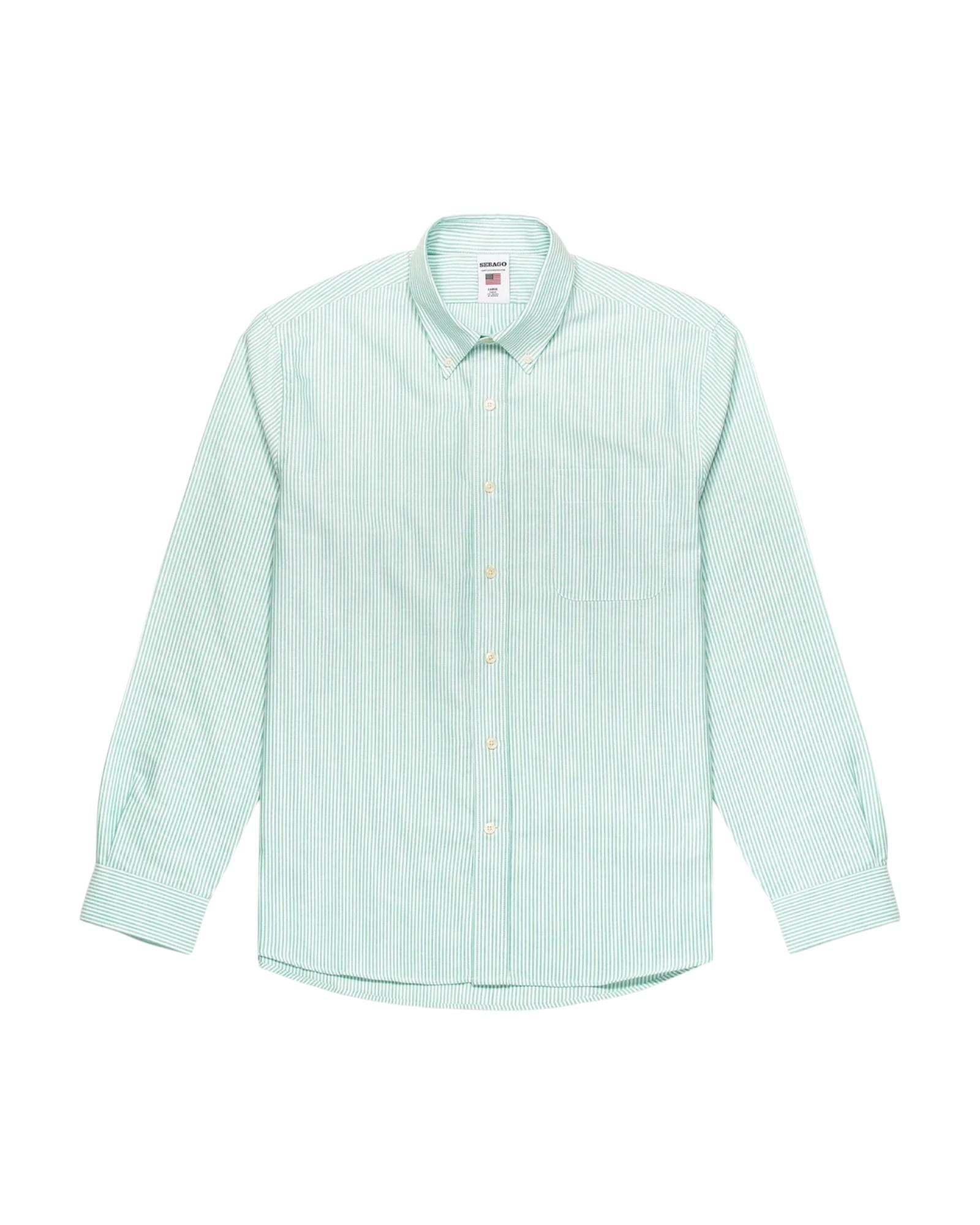 Camicia in cotone Green arctic white 7111PEW A0S Sebago