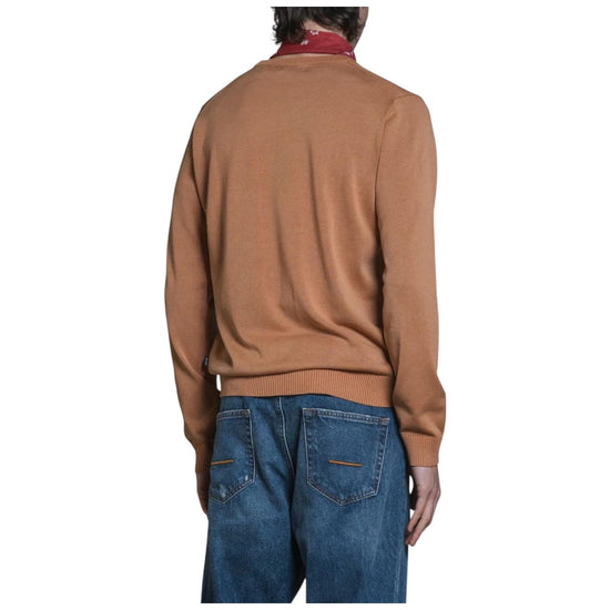 Maglione Acid wash Dark ocra LORIS CTNC204 IMPURE 