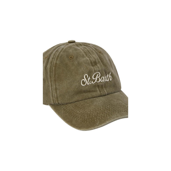 Cappellino Davis con ricamo Saint Barth Verde DAS0004 00892L MC2 SAINT BARTH 