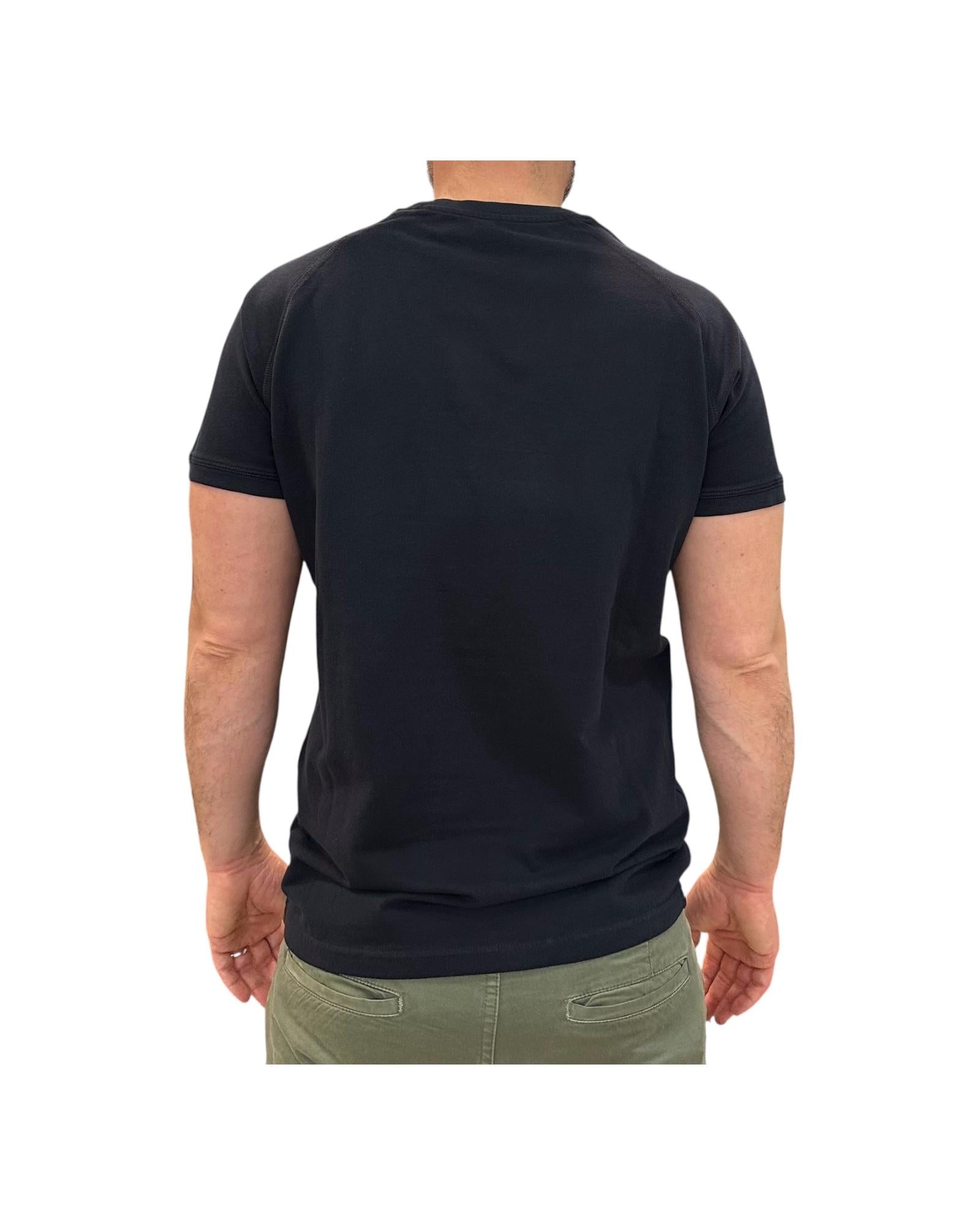 T-shirt Uomo Salem Raglan Piquet Navy 1006 03 NAVY BL'KER 