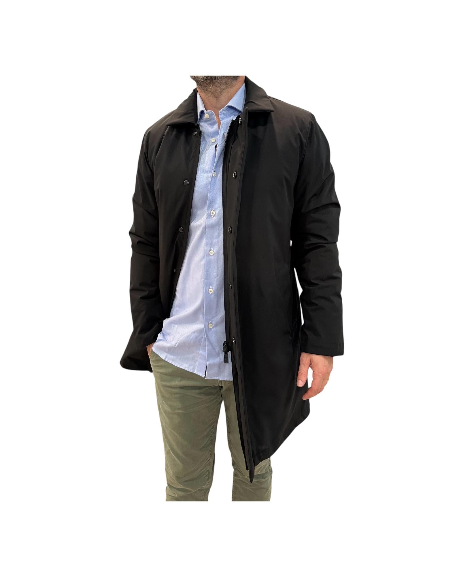 Cappotto Bneson Nero A313BENSON44N053 999 AT.P.CO 