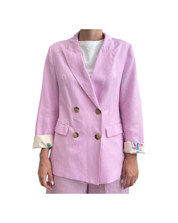 Blazer Doppio Petto Pink SI95 0004 SINCE'RE PARIS 