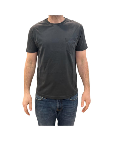 T.shirt Uomo con taschino Faded black 1002 FADED BLACK BL'KER 