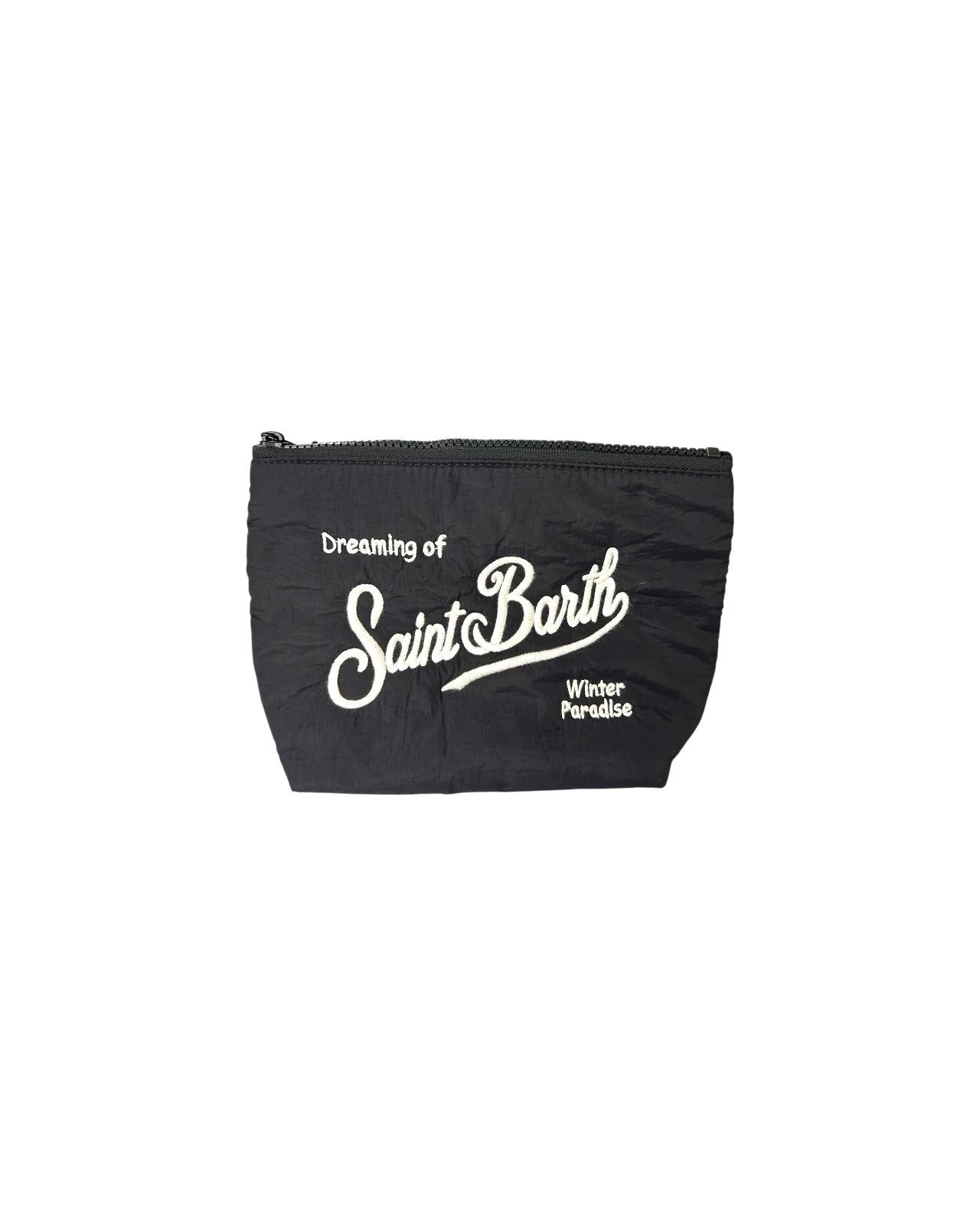 Pochette Aline Puffer in nylon Nero ALI0005 00534I MC2 SAINT BARTH 