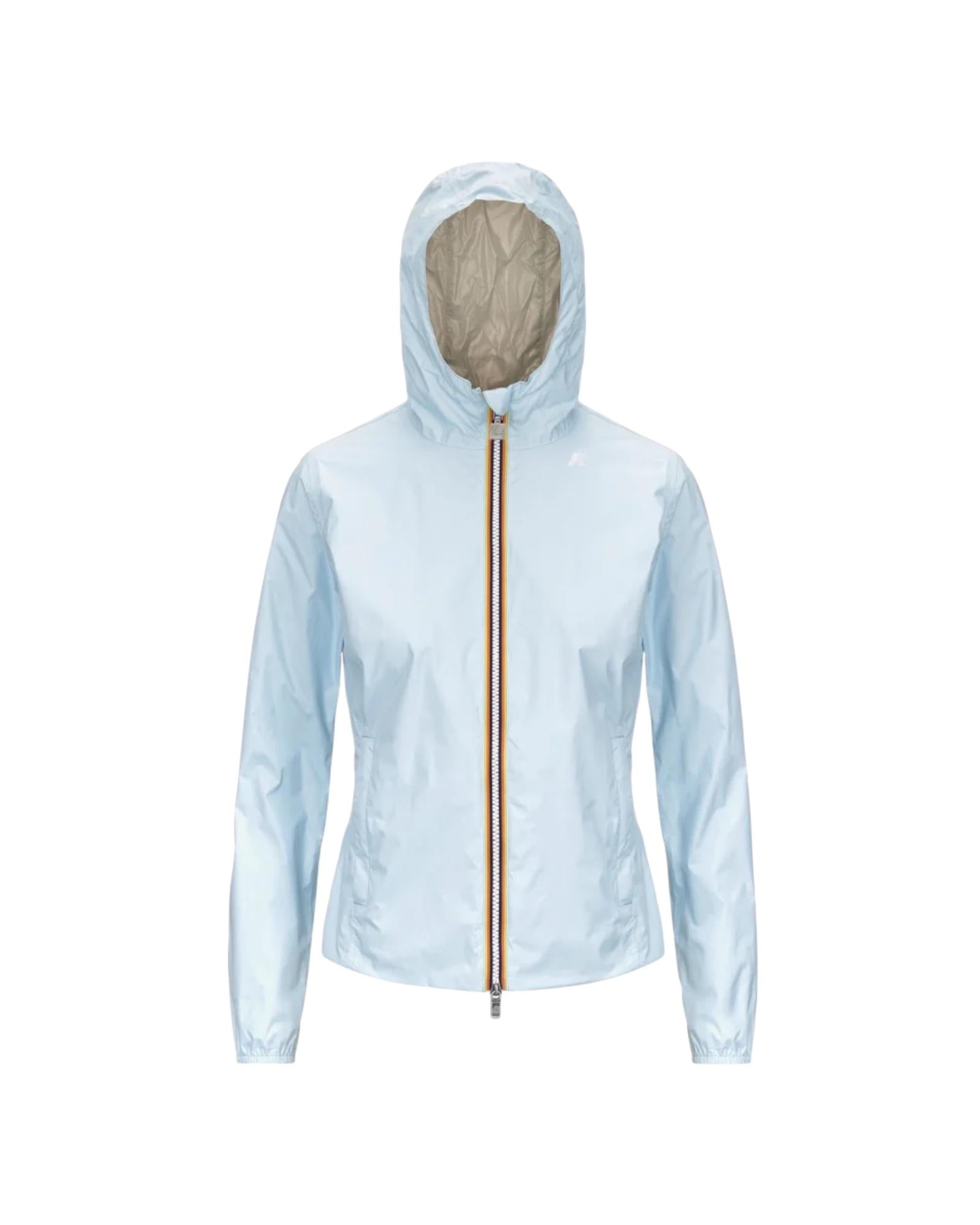 Giubbini Lily plus.2 blue baby beige lt K41317W AZ6 K-way 