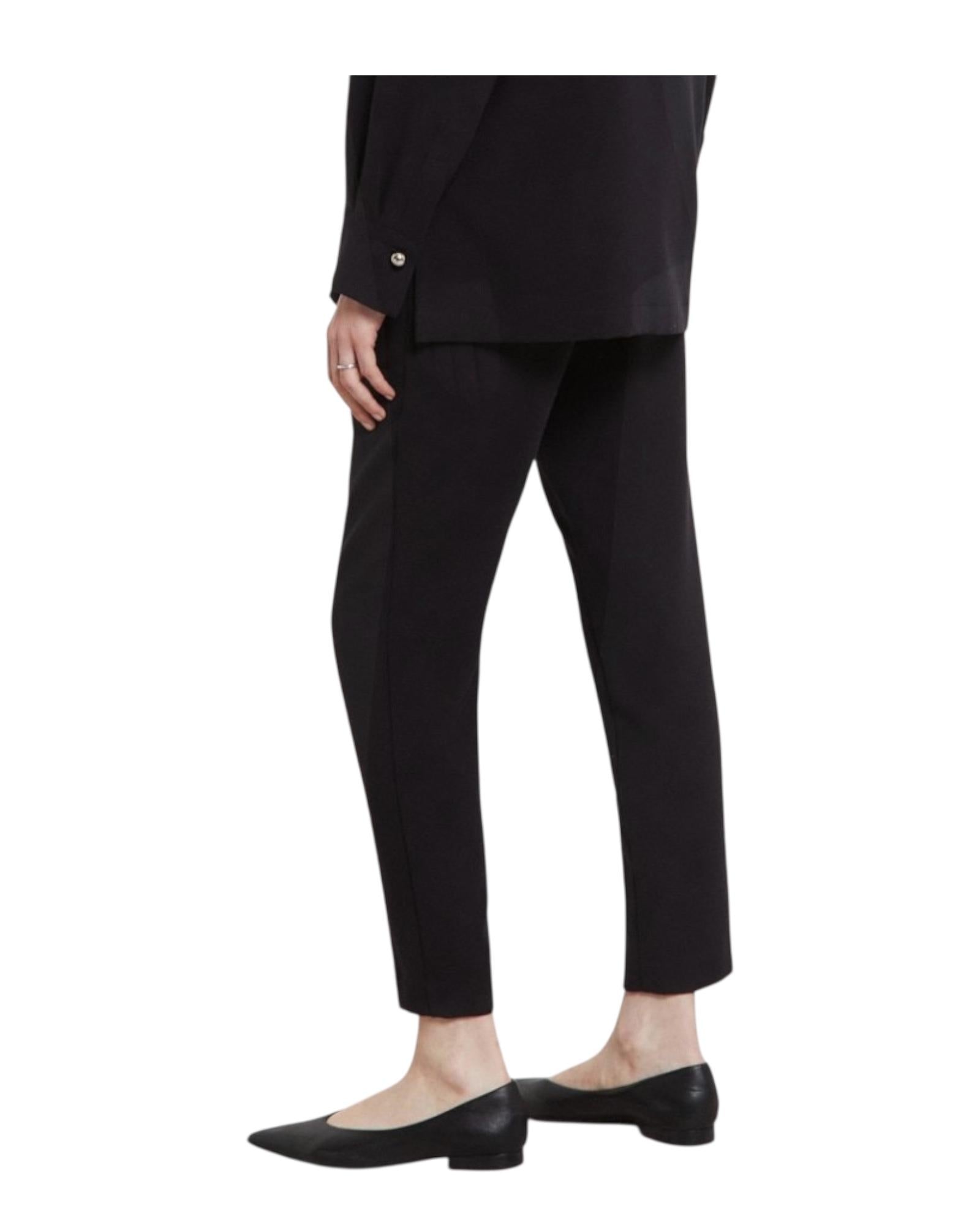 Pantalone alla caviglia Nero LIM DP9613 NERO OTTOD'AME 