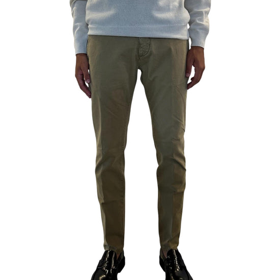 Pantalone Soho Gabardina Khaki green 052 SOHO GABARDINA KHAKI GREEN MODFITTERS 