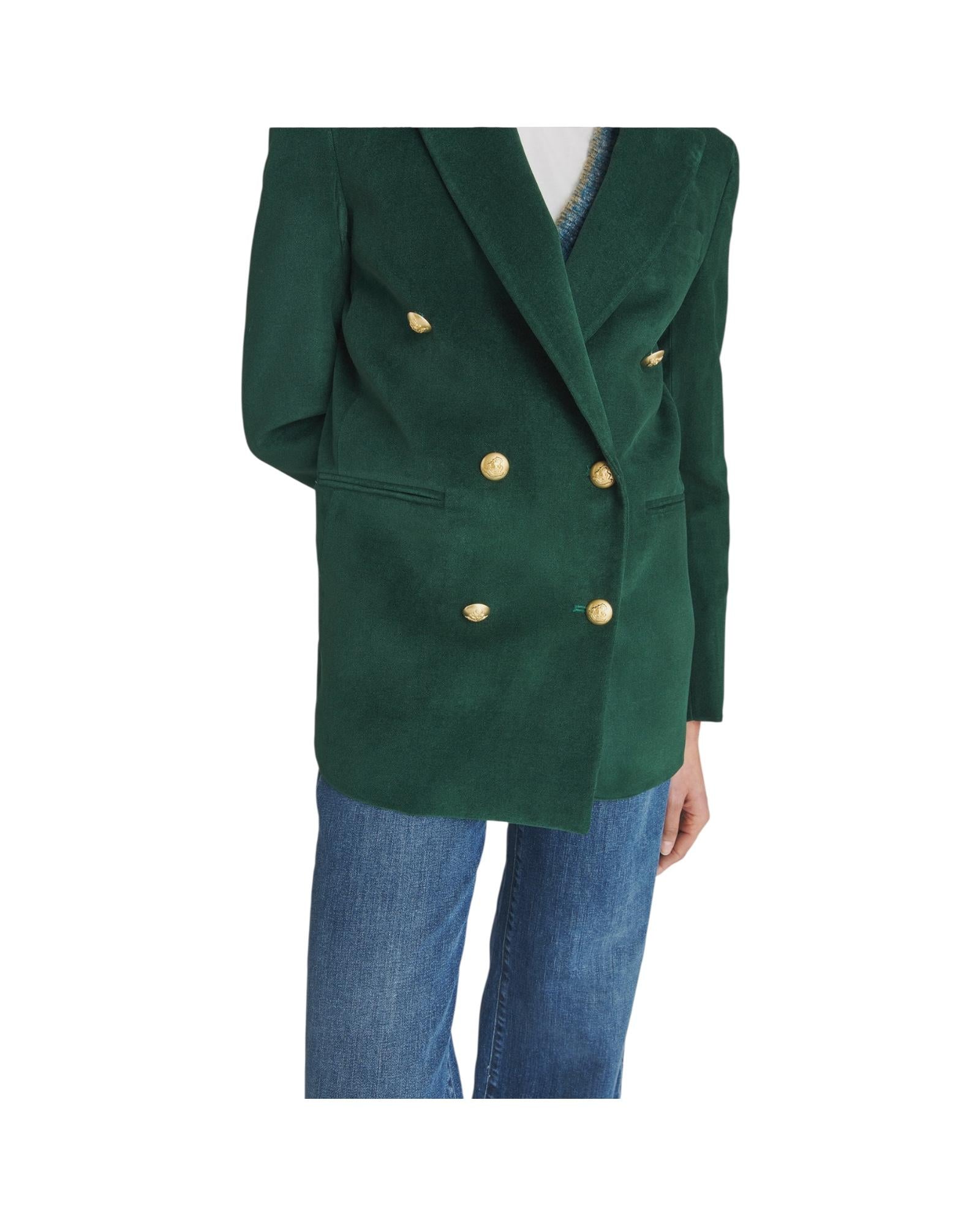 Blazer Doppiopetto in velluto liscio Bottle RND391CN60XXXX C0188 ROY ROGER'S 