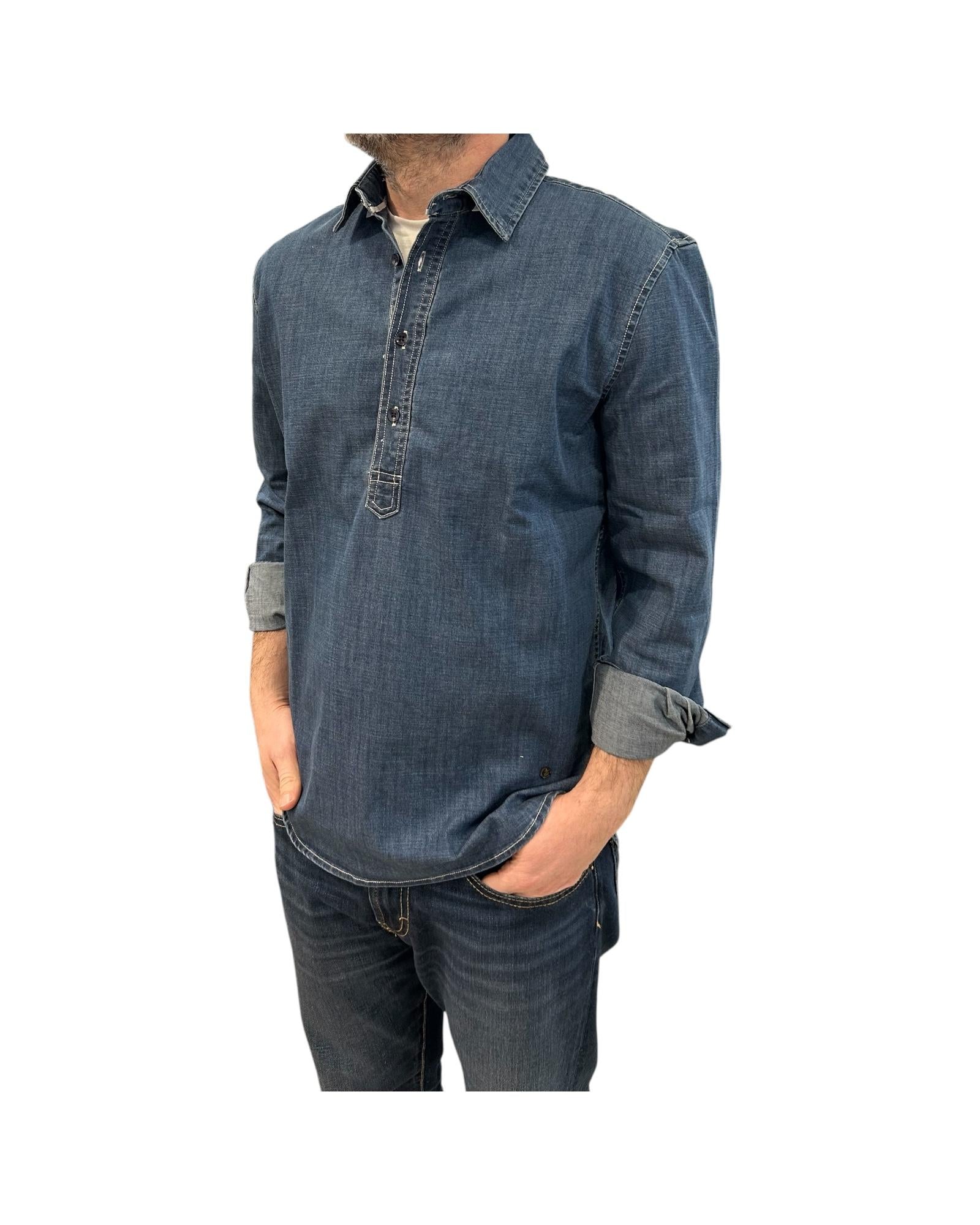 Camicia Uomo in denim CLEVELAND DSTC27 IMPURE