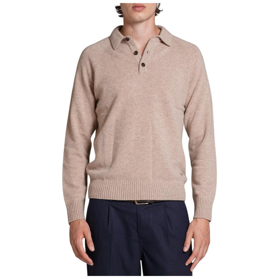 Polo in lana Light beige COLIN WN8C092 IMPURE 
