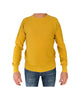 Maglia uomo in cotone giallo