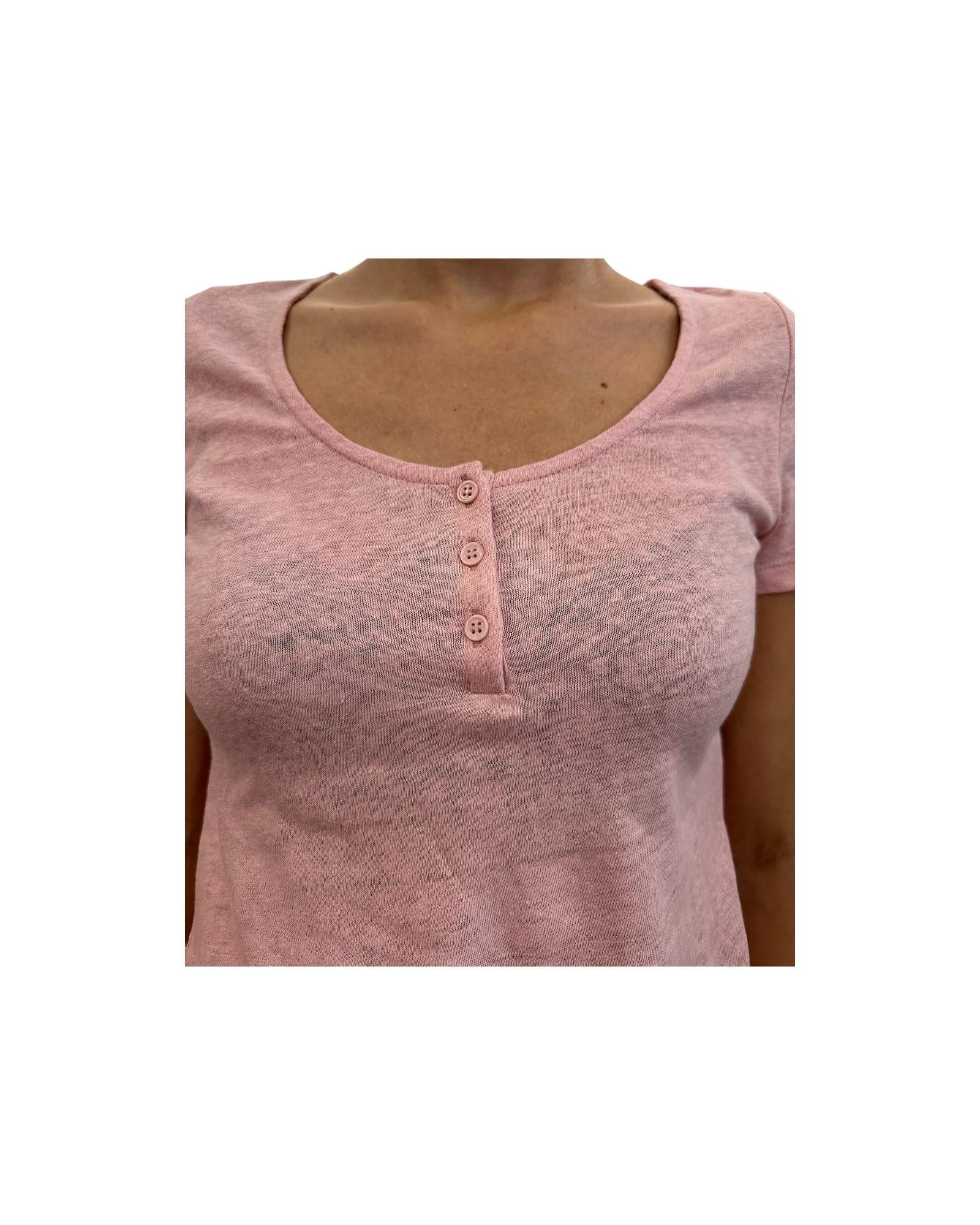 T-Shirt Belen Pink BLN0001 01522H MC2 SAINT BARTH 