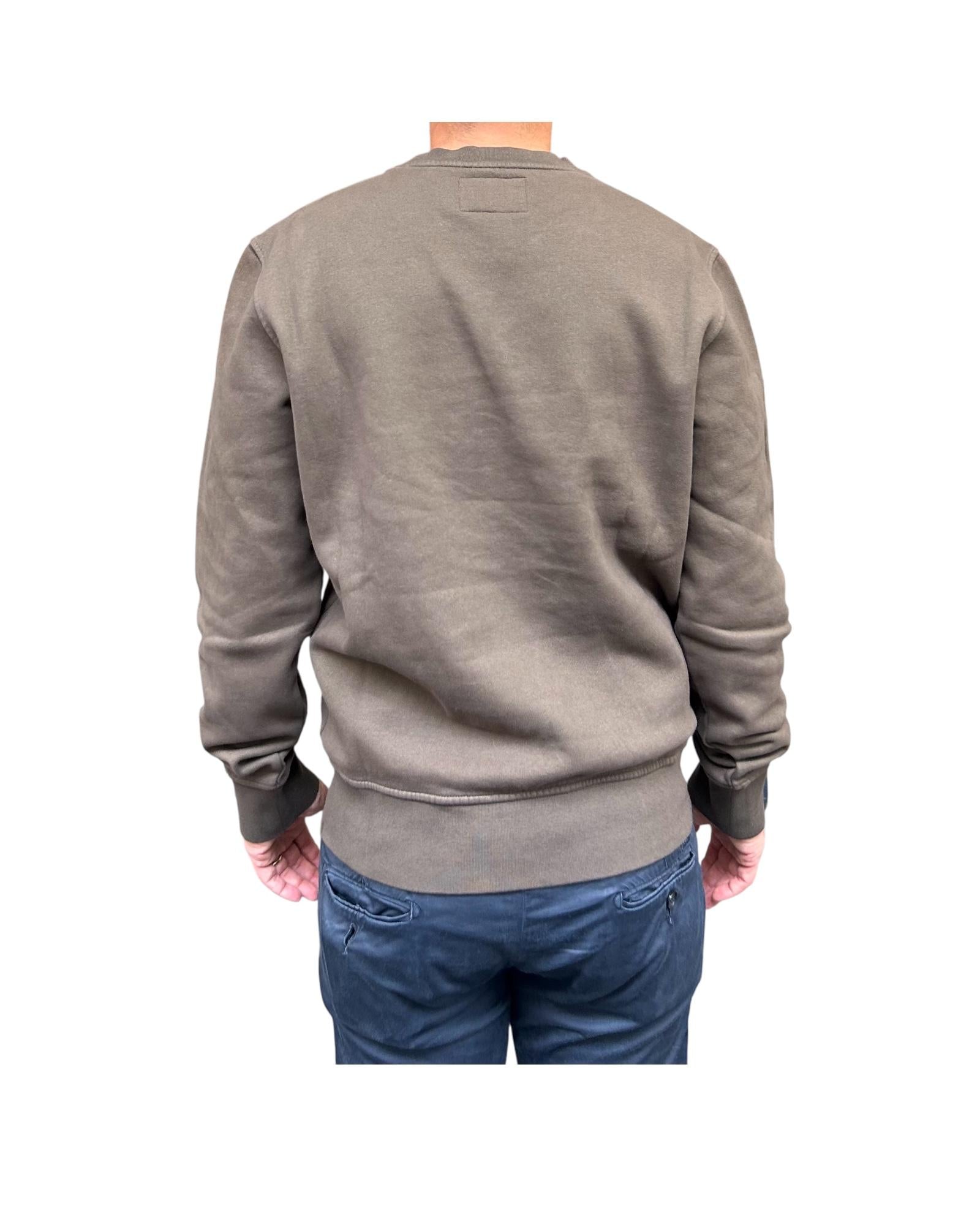 Felpa uomo in cotone Brown GR4007 0012 BROWN BL'KER 