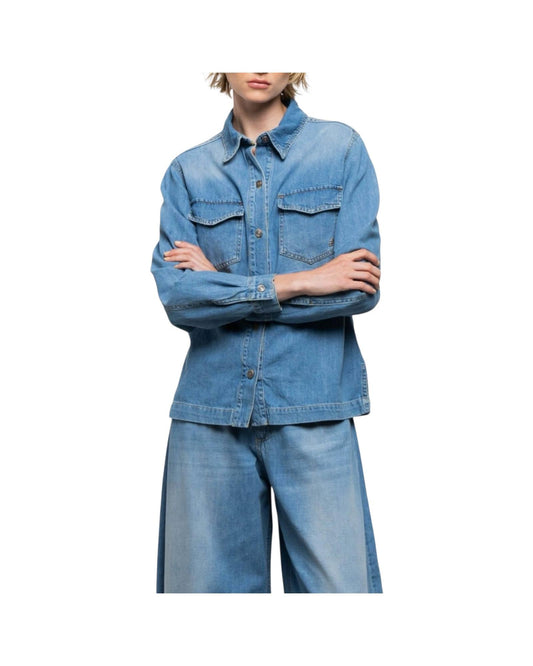 Camicia Demetra Over Denim DEMETRA 8 DENIM GOD SAVE DENIM 