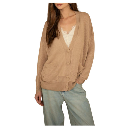 Cardigan in viscosa Corda F02O0237 CORDA PHILIA LOFT 