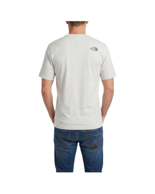 T-shirt Mountain Line White M MNT LINE RG WHITE THE NORTH FACE 