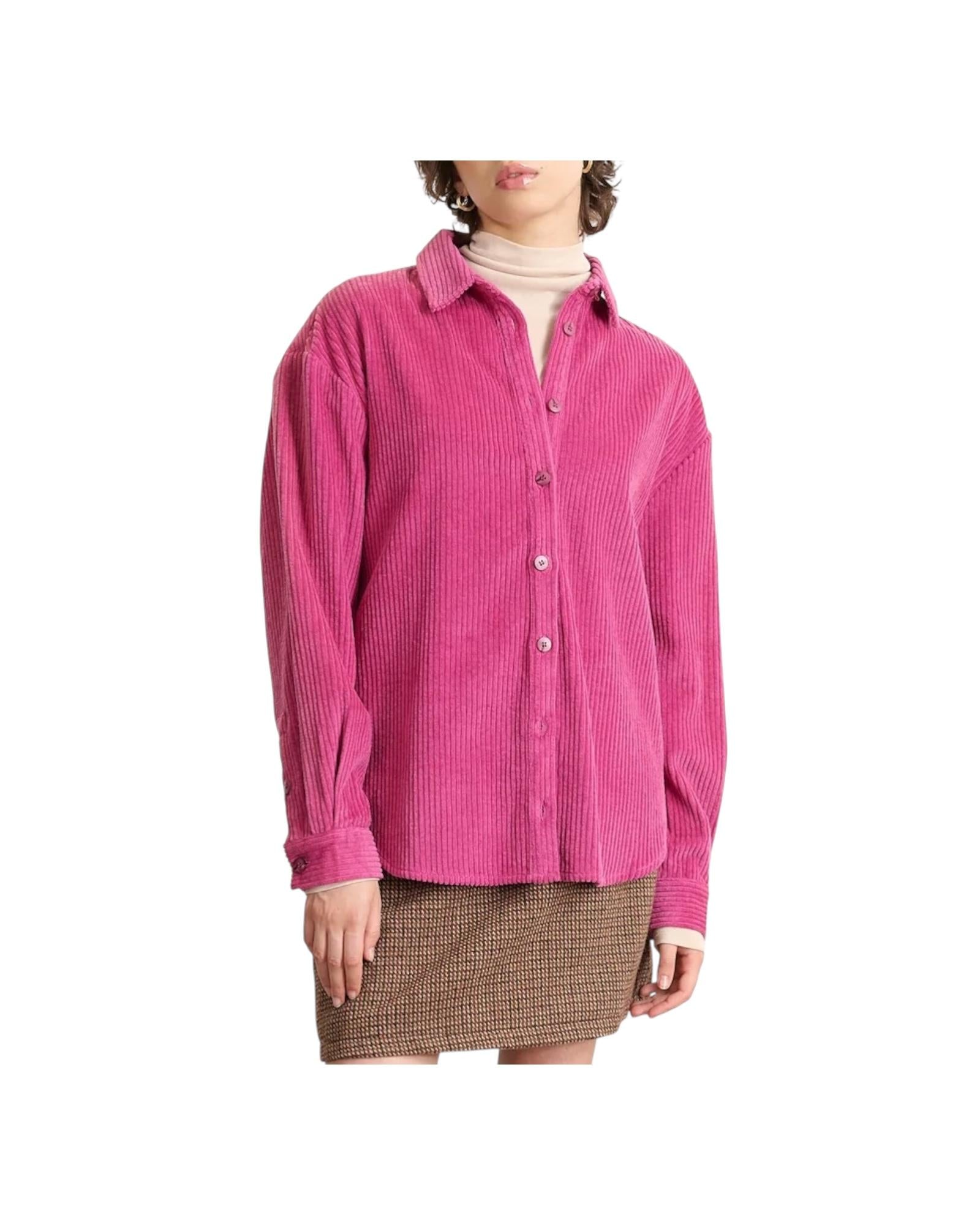Camicia Over in cotone Rose 2025 BEN ROSE GARANCE PARIS 