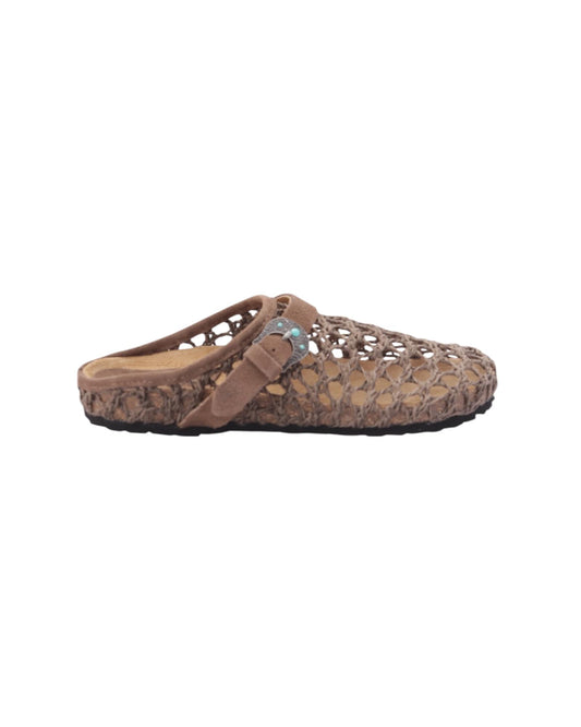 Sabot Thais intrecciato Marrone THAIS MARRONE TAJI 