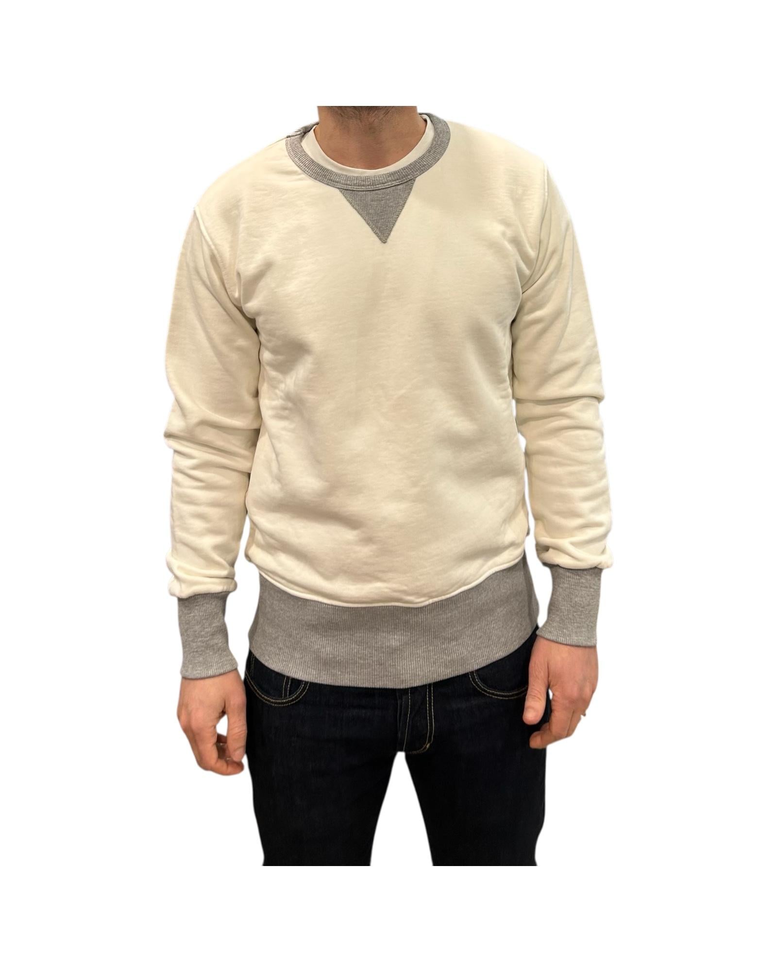 Felpa girocollo Bianco FELPA GIROCOLLO BIANCO UNIT MADE 