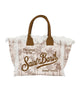 Borsa Vanity con fantasia Beige