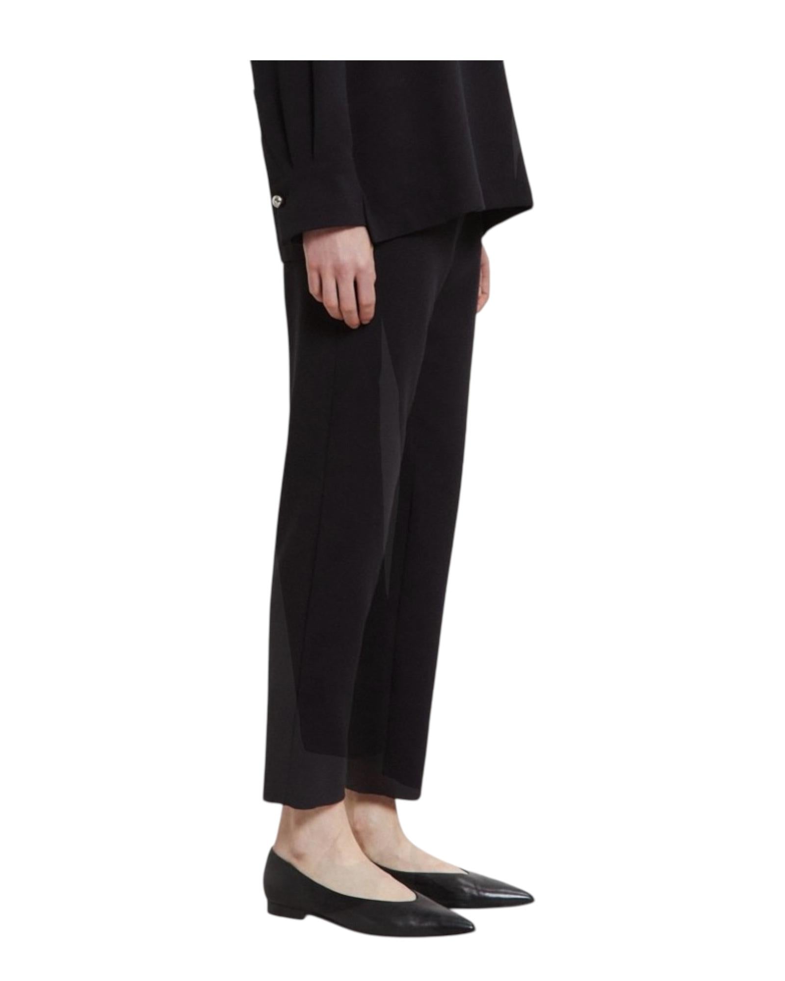 Pantalone alla caviglia Nero LIM DP9613 NERO OTTOD'AME