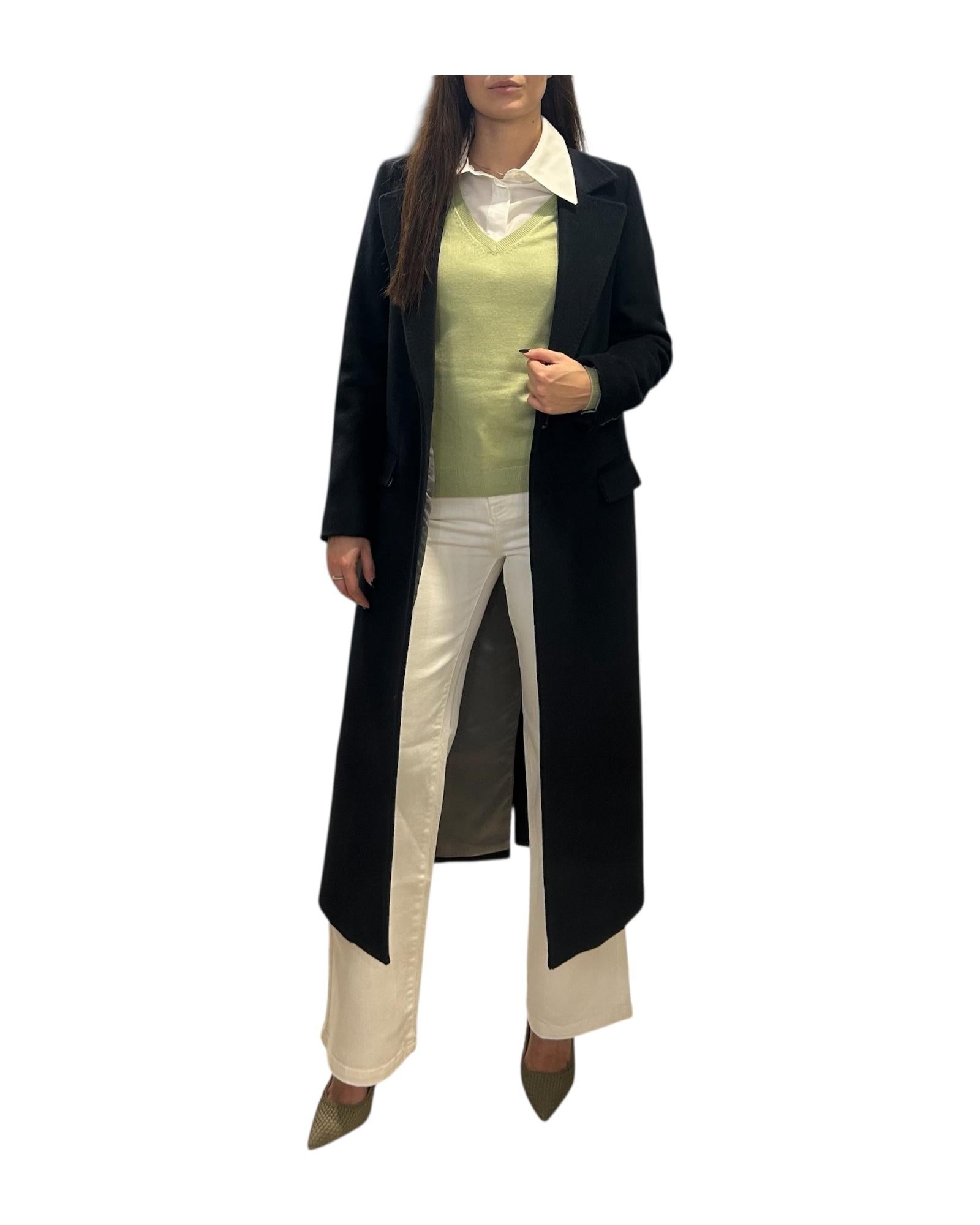 Maglione scollo a V Salvia 97621 050 CAVALIERI MILANO 