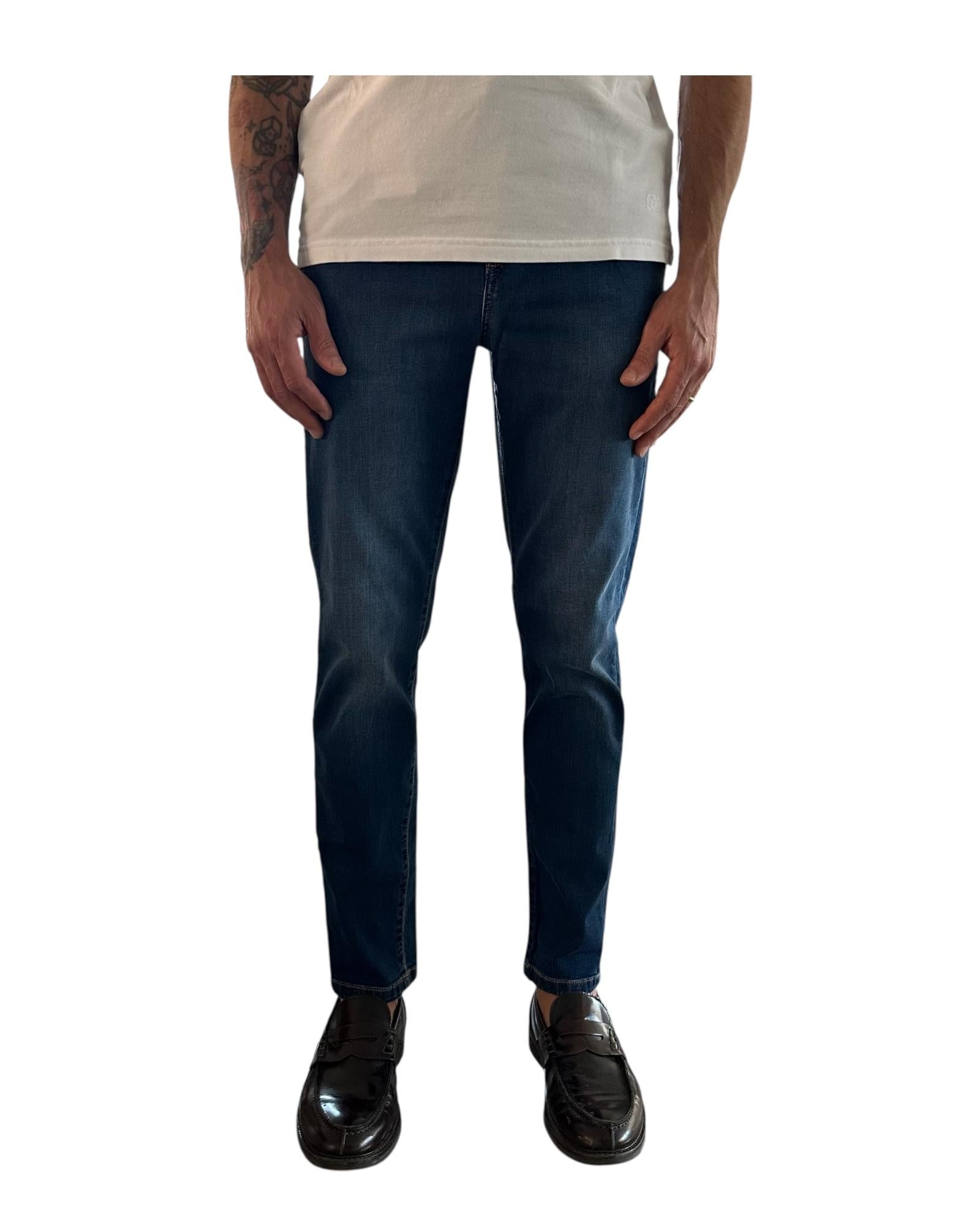 Jeans Rocco Denim scuro ROCCO D113 A742 752 CAMOUFLAGE