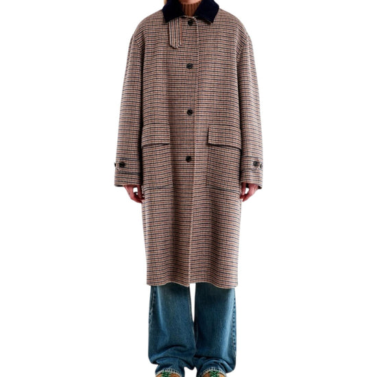 Cappotto a quadri Moro TF0017 MORO VICOLO 
