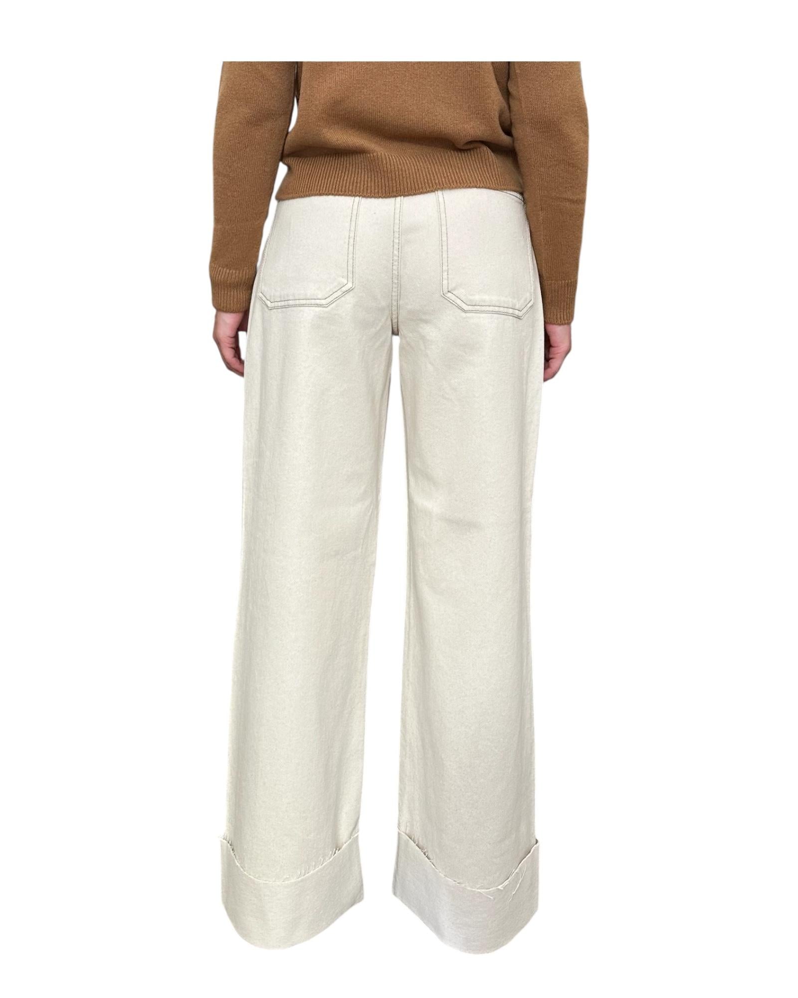 Pantalone Ermes Ecru ERMES 5 DENIM God save denim