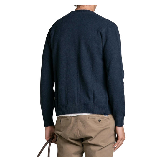 Cardigan Chad in lana Navy CHAD WN8C01 IMPURE 