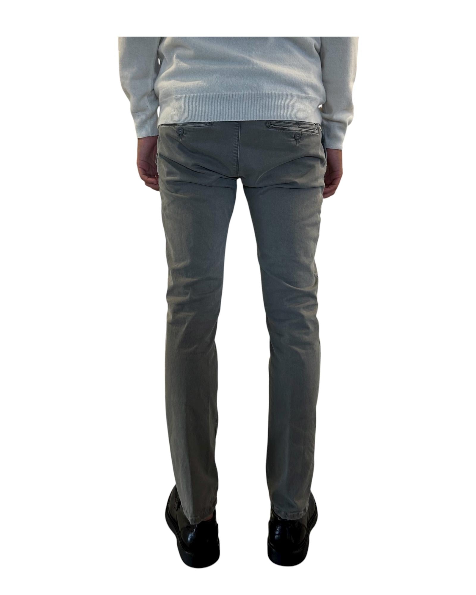 Pantalone Soho Gabardina Mid grey 052 SOHO GABARDINA MID GREY MODFITTERS 