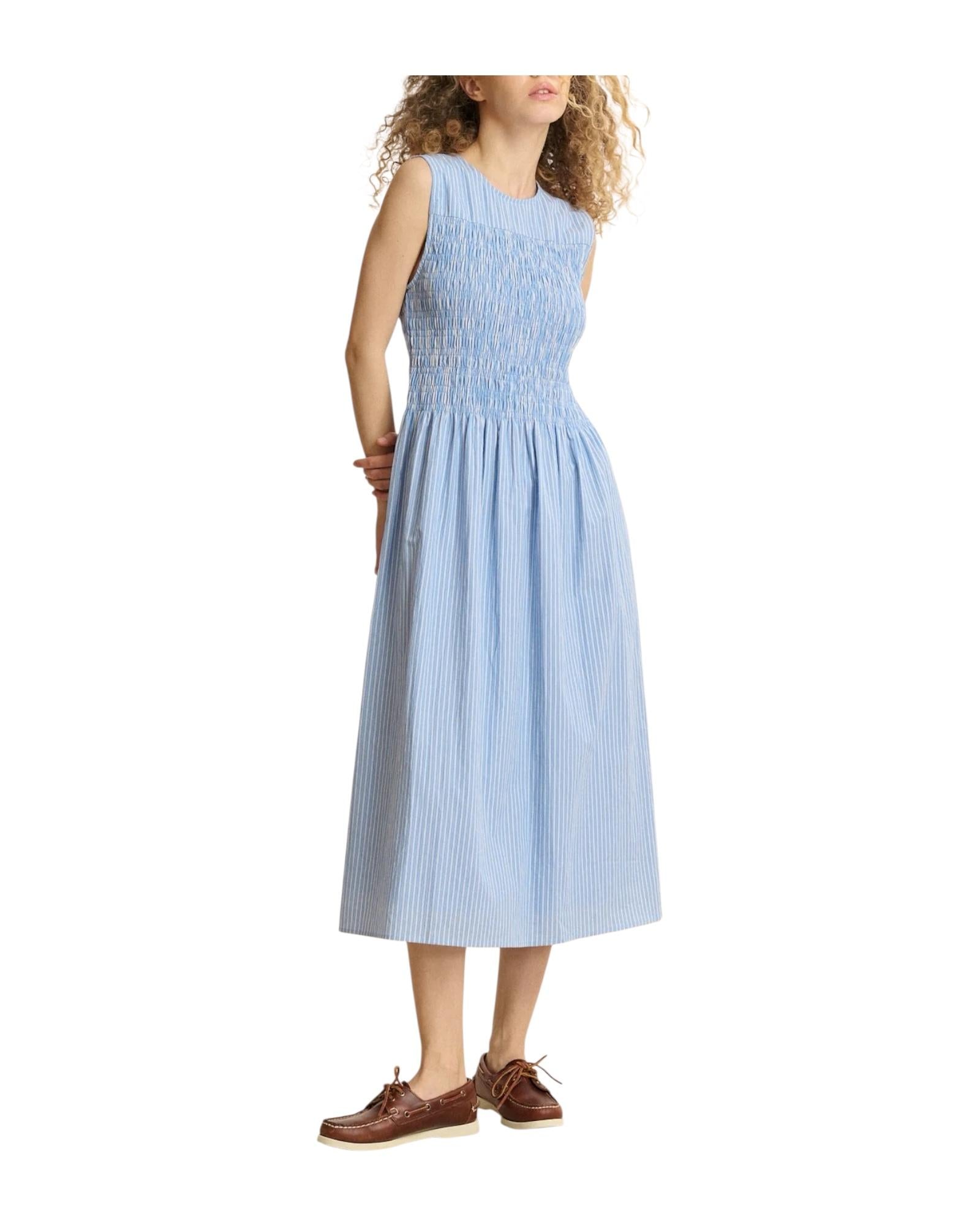 Vestito Midi Capucine Blu 2181 CAPUCINE BLU GARANCE PARIS