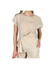Blusa con arricciatura Beige