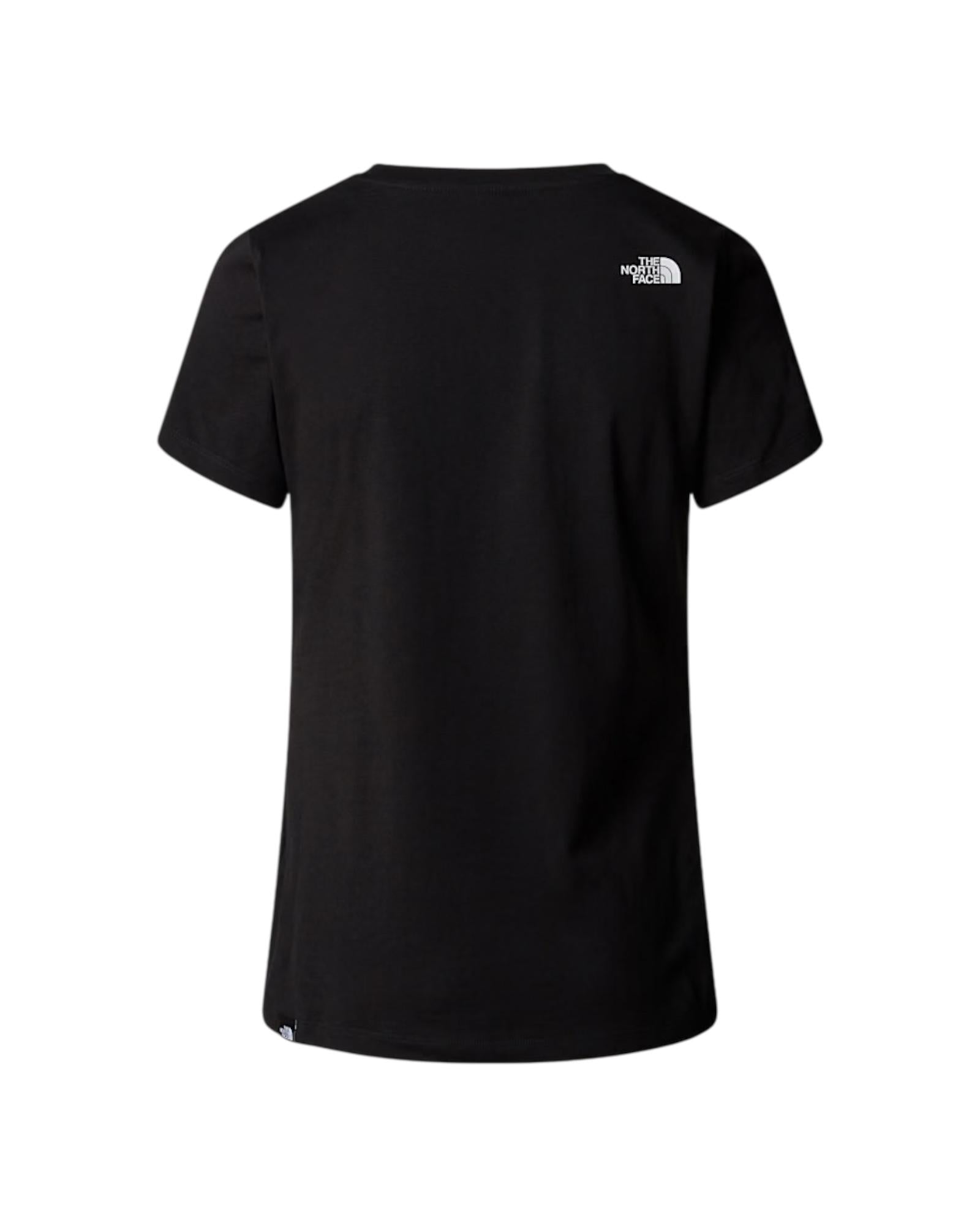T-shirt Simple Dome Black Donna NF0A87NH BLACK THE NORTH FACE 