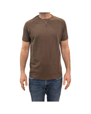T-shirt Uomo Salem Raglan Piquet Brown