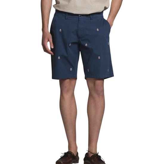 Bermuda Blu con ricamo all over REYSTILL GABC27 IMPURE 