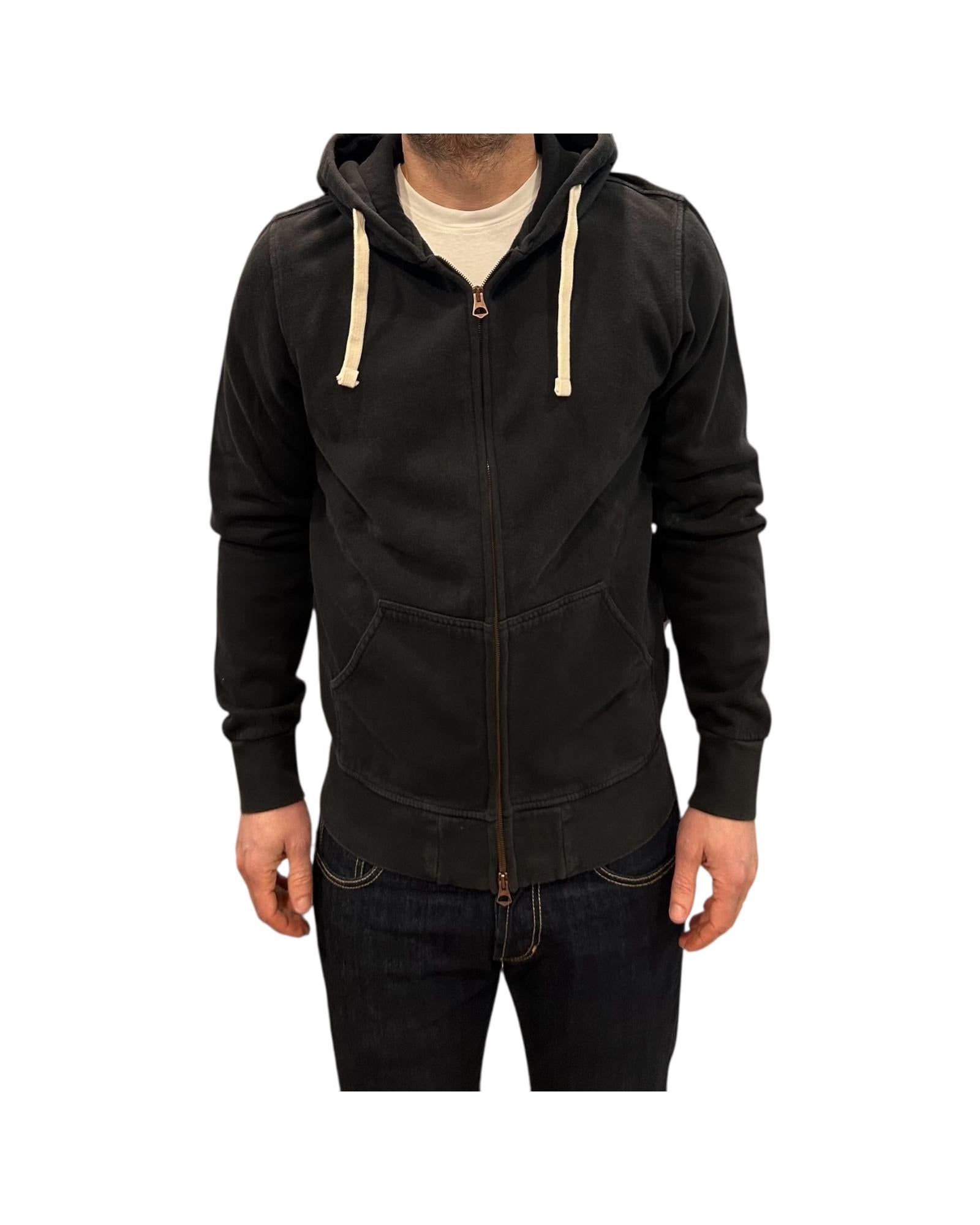 Felpa full zip Black W4004 BLACK BL'KER