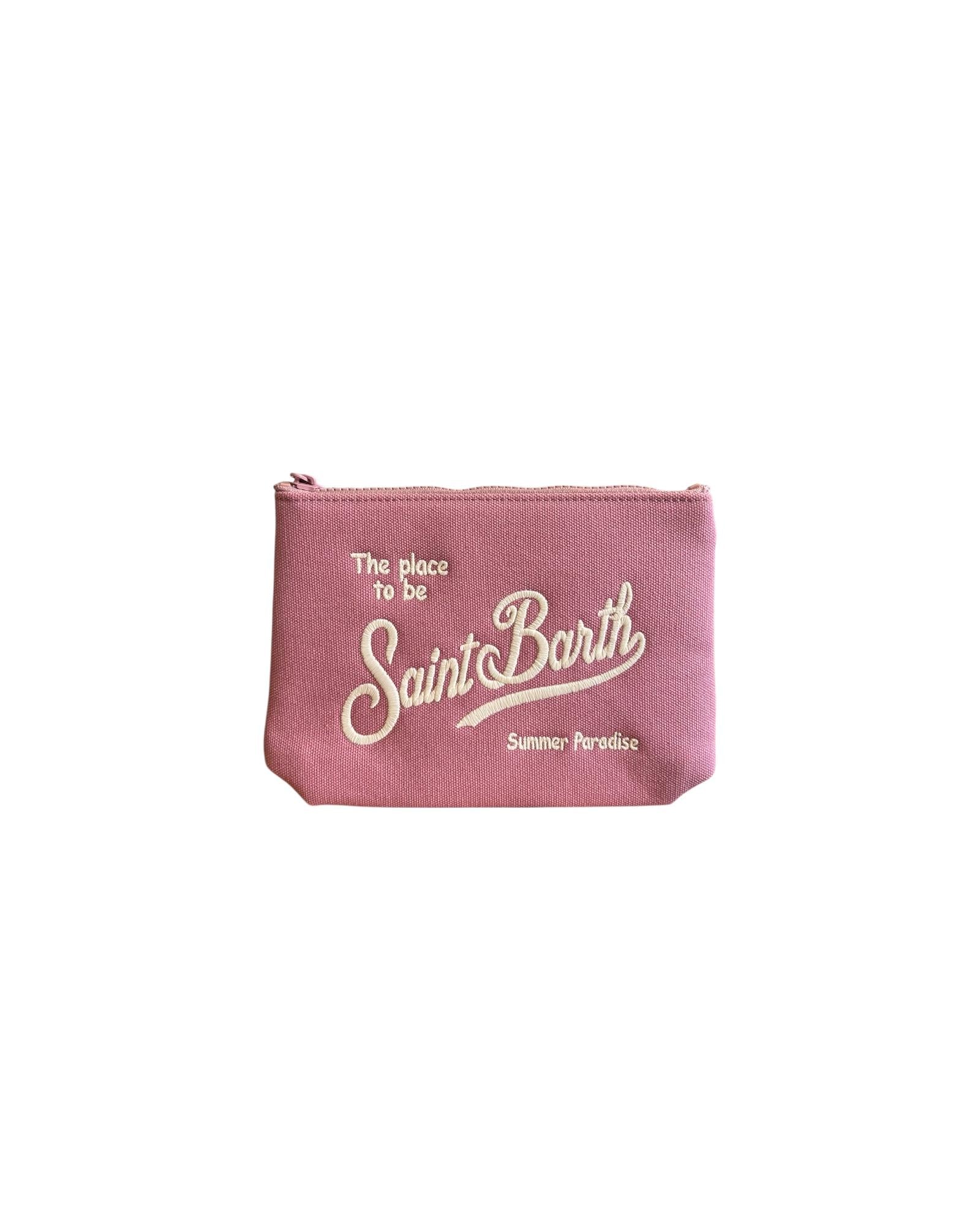 Pochette Aline in canvas Rosa ALI0047 00247L MC2 SAINT BARTH
