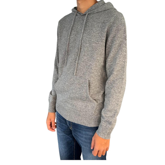 Maglione con cappuccio in lambswool Grigio MAH0002 00036I MC2 SAINT BARTH 