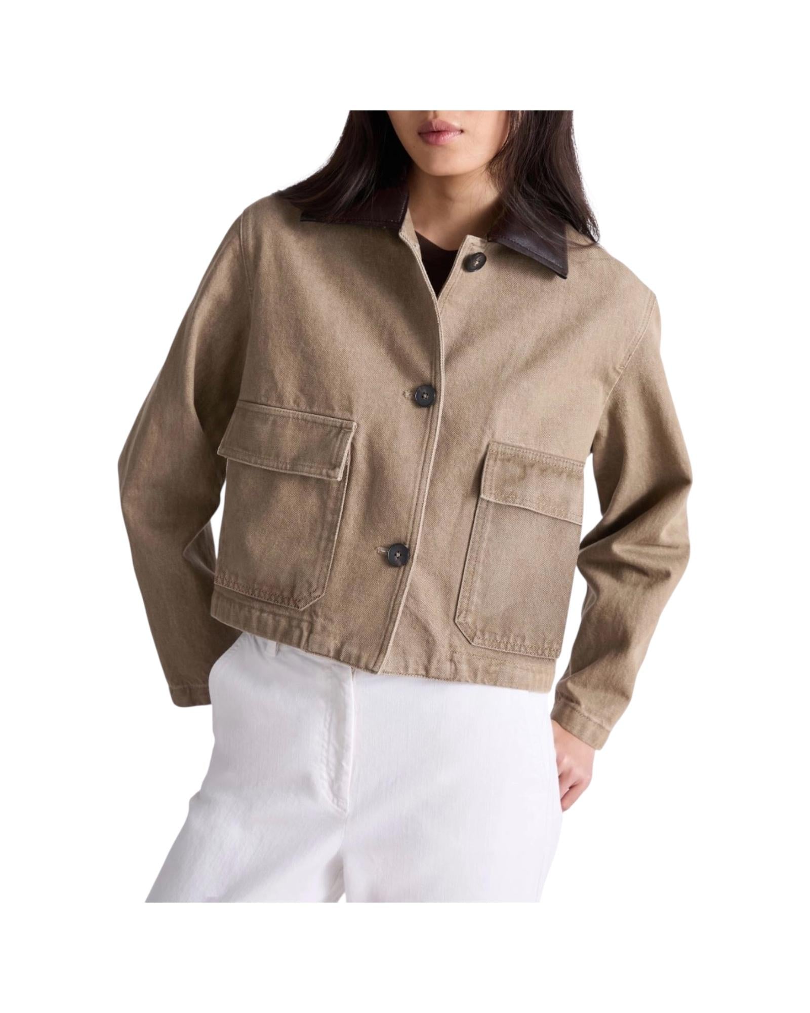 Giacca in cotone Beige SAPORE 001 MARELLA