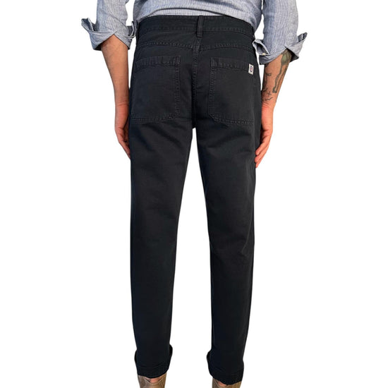 Pantalone Wembley Bull Misto Lino Navy 030 WEMBLEY BULL MISTO LINO NAVY MODFITTERS 